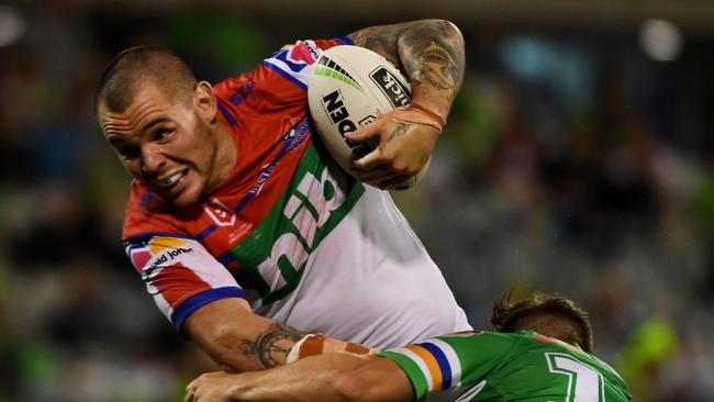 David Klemmer has been a base stat monster for the Knights. Picture: Tracey Nearmy/Getty Images