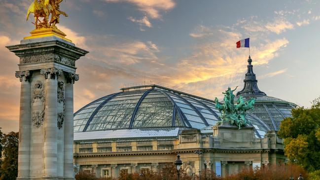 Grand Palais from Bridge Alexandre III, Paris.