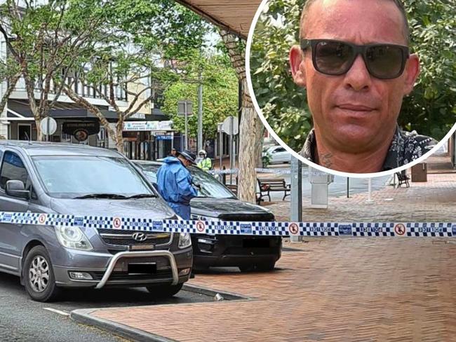 Cody James Shaw, 22, and Brandon Steven Charles Whaite, 25, were each charged with murder over the alleged bashing death of William James Howlett (inset) outside the Queenslander Hotel on Mary St in the early hours of Sunday, November 19, 2023.