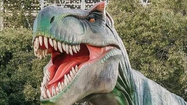 Large animatronic science exhibits will be on display at the Dinosaur Festival Cairns in September. Picture: Dino Festival Australia Team