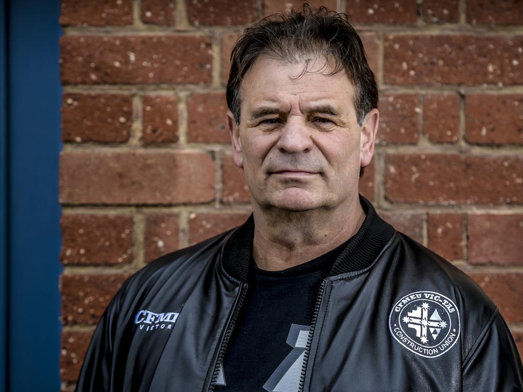 CFMEU boss John Setka. Picture: Roy VanDerVegt