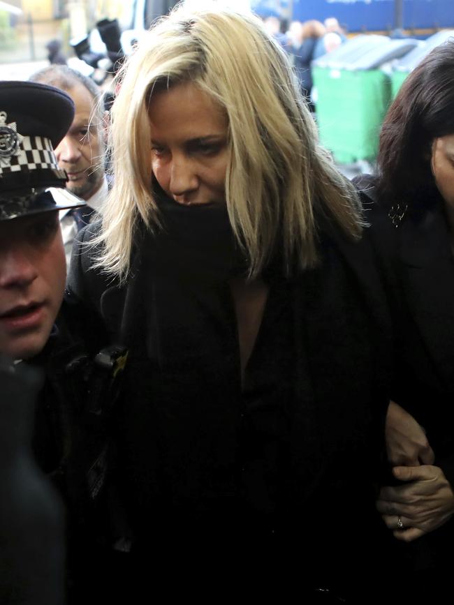 Flack was awaiting trial on an assault charge. Picture: AP Photo/Petros Karadjias