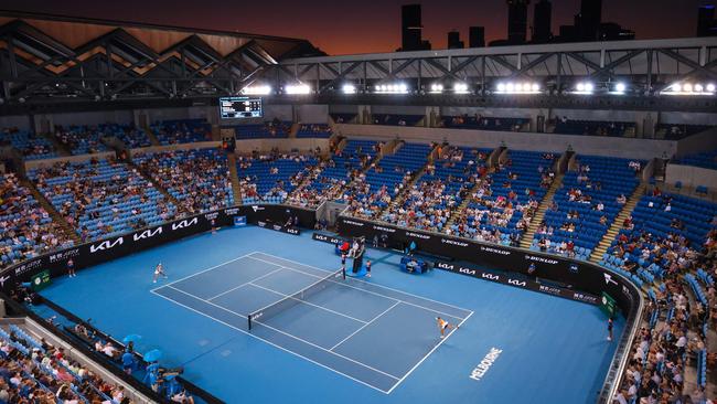 The crowd cap has cost Tennis Australia millions. Picture: Martin Keep/AFP