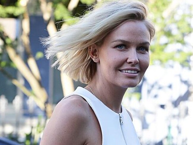 Emerging ... Lara Bingle posts the first pic of herself on Instagram since giving birth. Picture: Getty Images