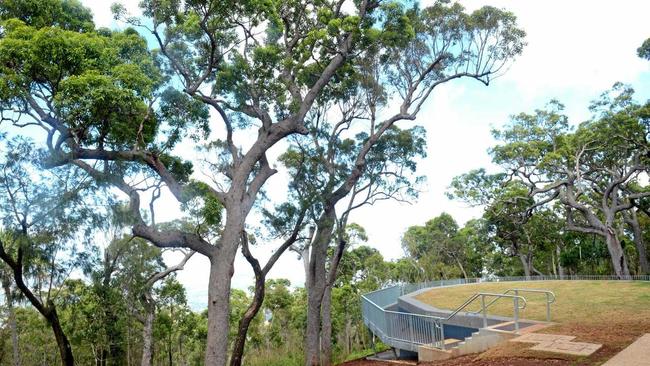 The amphitheatre on Mt Archer will open to the public in May. Picture: Jann Houley