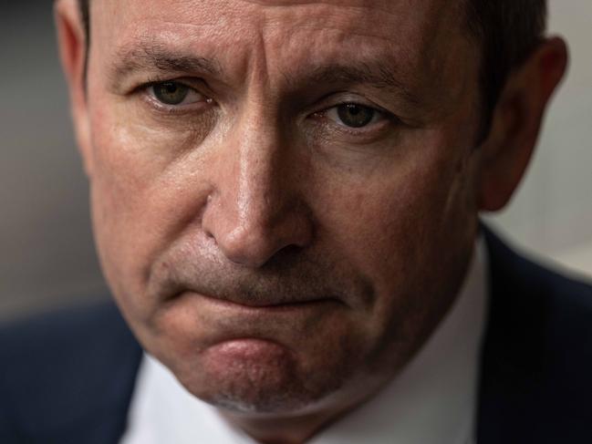 SYDNEY, AUSTRALIA - NewsWire Photos March 7, 2021: Western Australia Premier Mark McGowan speaking to media outside the Federal Court, Sydney. Picture: NCA NewsWire / James Gourley