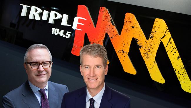 Sandon Capital CEO Gabriel Radzyminski and Southern Cross Media Group chair Heith Mackay-Cruise