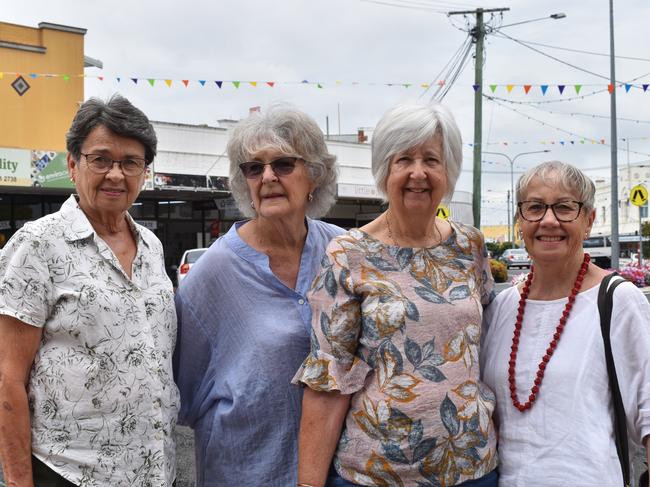 Locals Shirley, Jan, Valerie and Denise enjoying the Apple and Grape Festival 2024