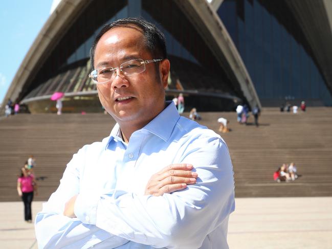 20/12/16  Huang Xiangmo YuHu chairman pictured at the Sydney Opera House. Picture Renee Nowytarger / The Australian