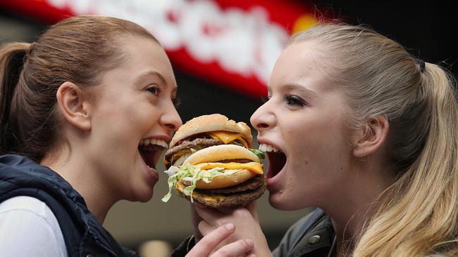 Australia is trialling the veggie burger in five restaurants across the country. Picture: Alex Coppel