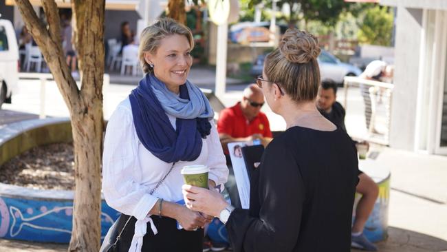 Katherine Deves on the campaign trail. Picture: Facebook