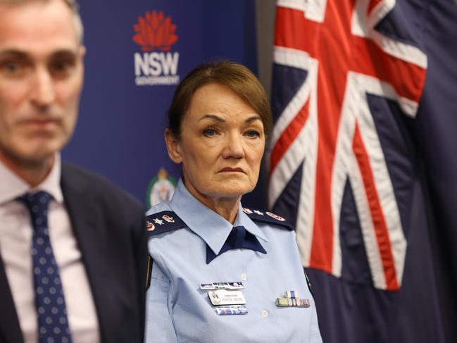 NSW Police Force Commissioner Karen Webb’s sacking of three media advisers over two years prompted a review of the Government Sector Employment Act. Picture: NewsWire / Damian Shaw