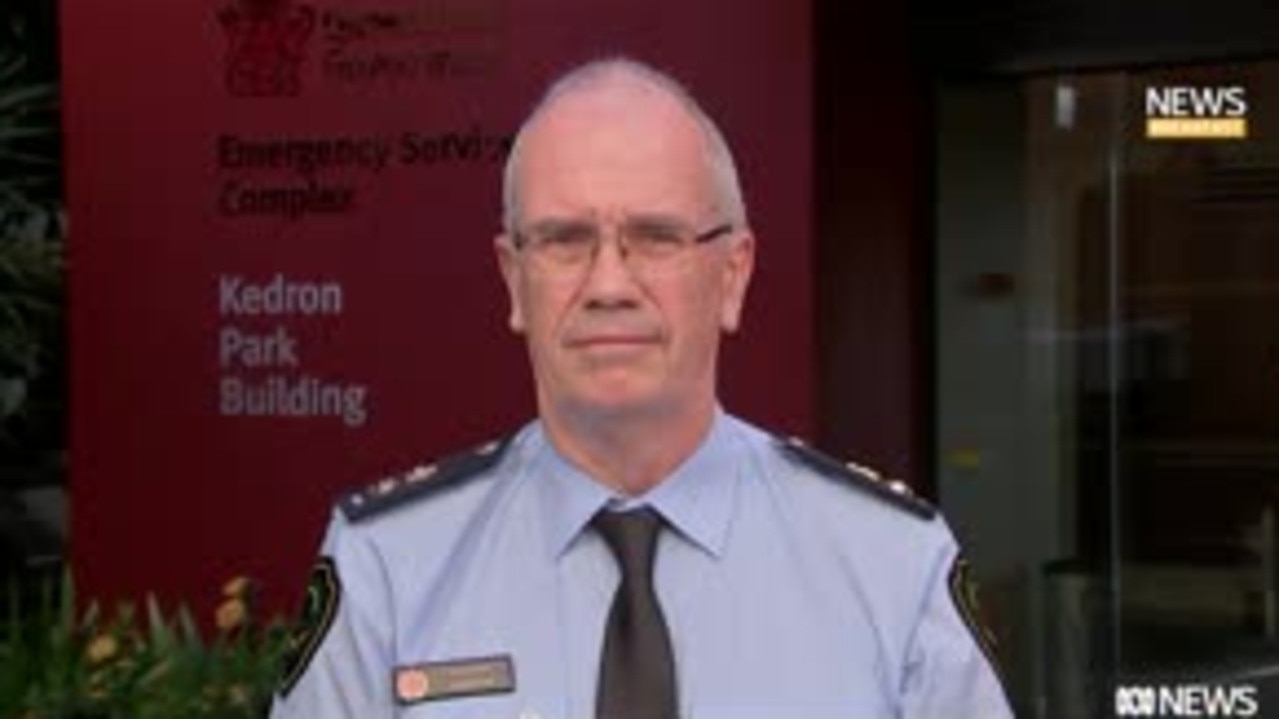 Queensland Fire and Emergency Services state operations co-ordinator James Hague says the state is facing ‘very challenging conditions’. Picture: ABC