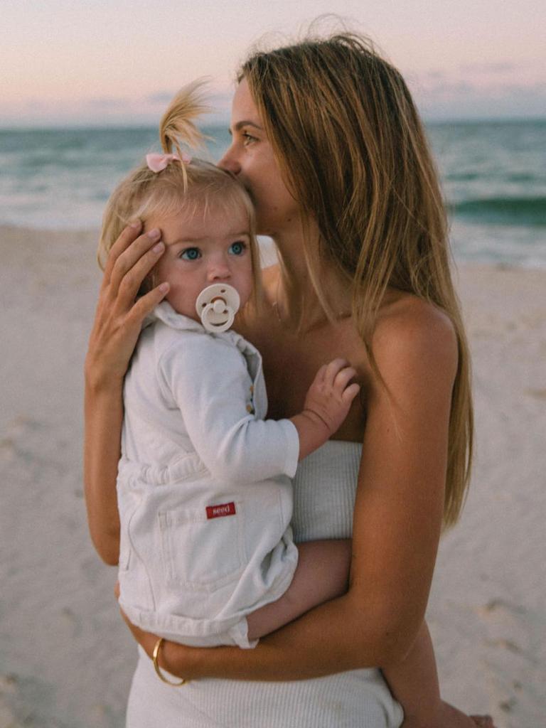 Kellie Gardner with her daughter Sophia. Pictures: Instagram