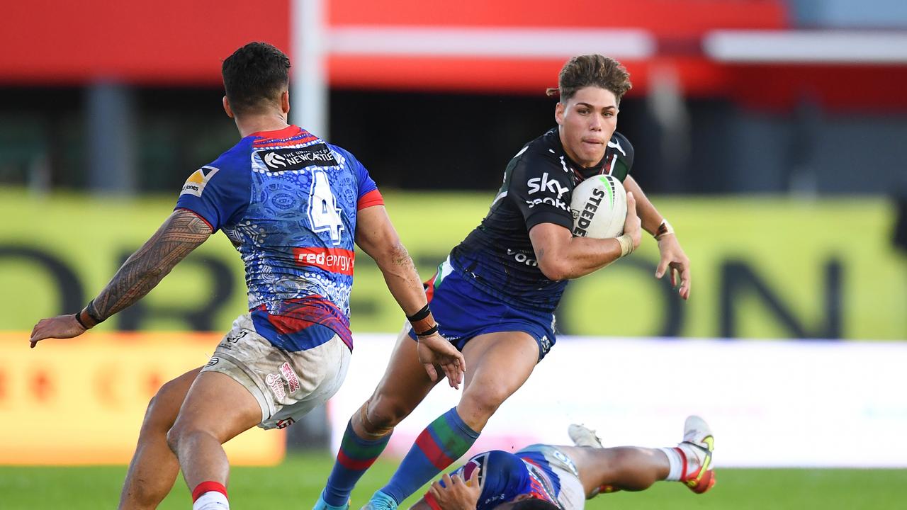 Walsh impressed at fullback during his time at the Warriors, and is the favourite to start at the back for the Broncos in 2023. Picture: Getty Images.