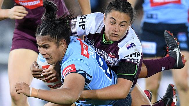 NSWRL officials will discuss equal pay for female players in upcoming meetings. Picture: AAP Image/Dan Himbrechts