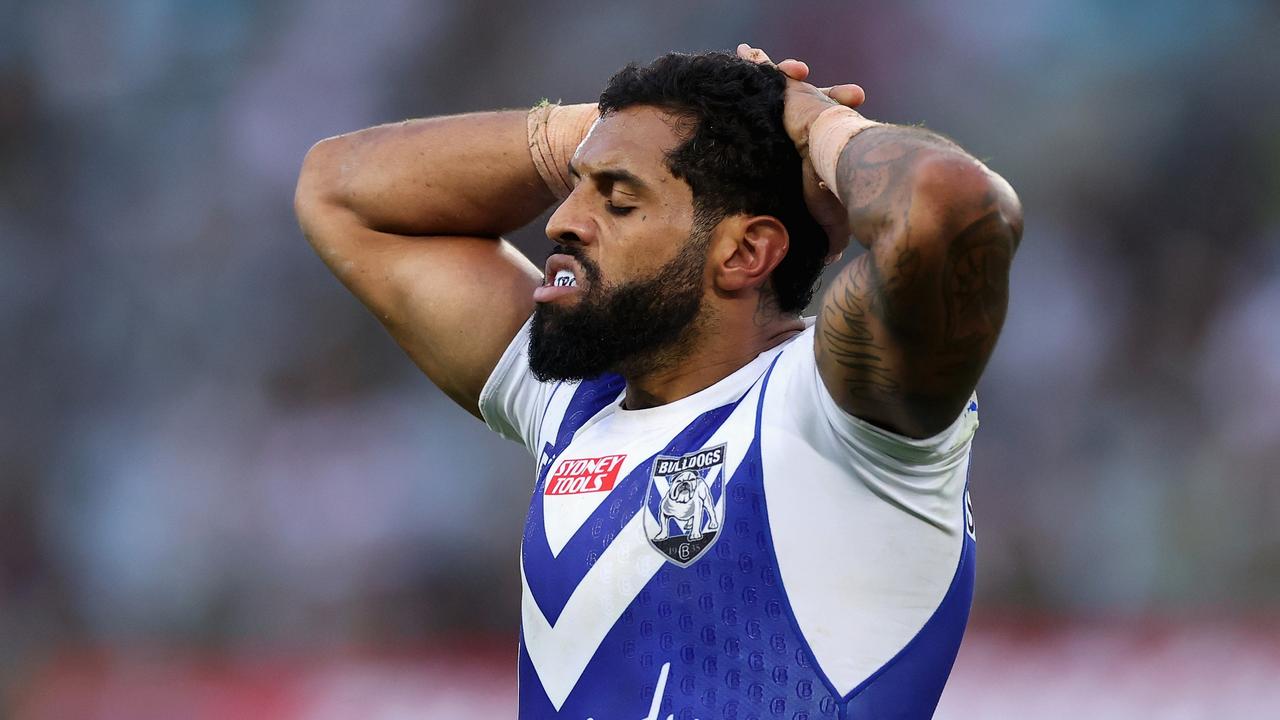 Josh Addo-Carr has been a picture of frustration since arriving at the Bulldogs.