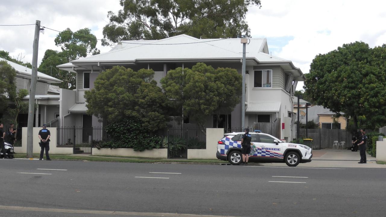 Police attending an incident on Campbell Street.