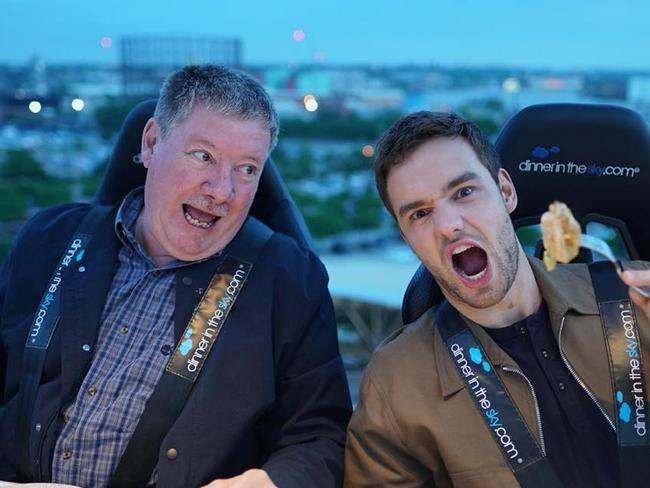 Liam Payne and dad Geoff Payne. Picture: Liam Payne/Facebook