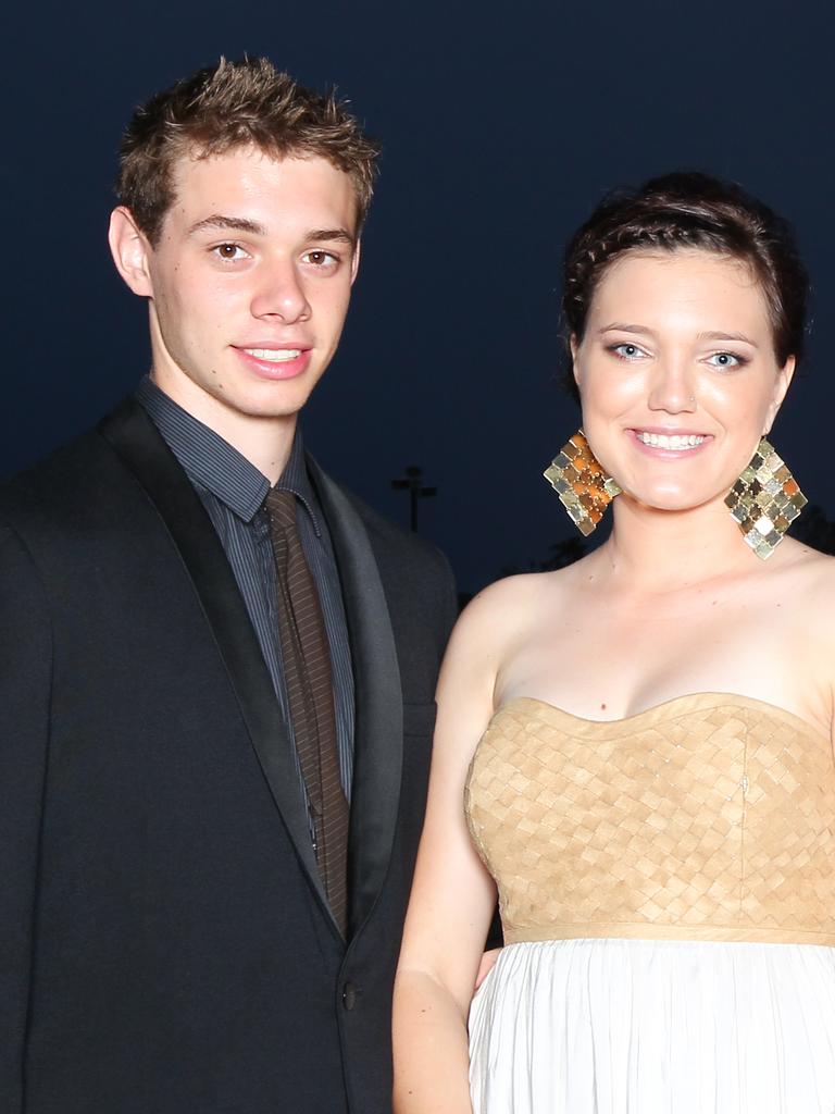 Stuart Reed and Lucia Murphy at the 2011 Kormilda College formal. Picture: SHANE EECEN / NT NEWS