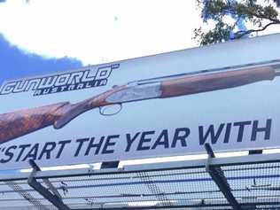 OFF TARGET? The Gun World Australia sign which sits next to Gympie's southern 