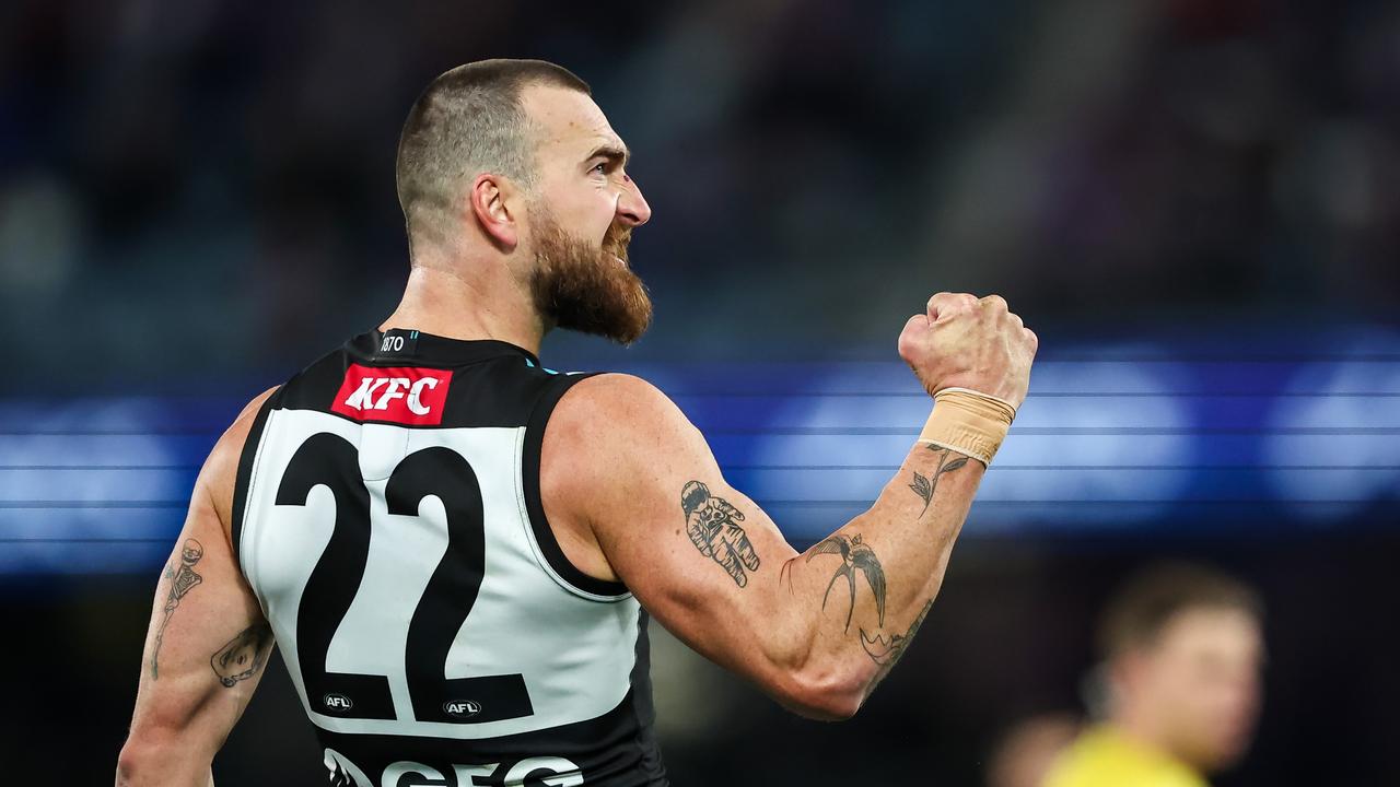 A returning Charlie Dixon wreaked havoc early. (Photo by Dylan Burns/AFL Photos via Getty Images)