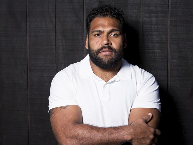 HOLD COURIER MAIL SATURDAY 28TH EMBARGO Broncos Veteran Sam Thaiday who will retire at the end of the 2018 and has just released his new autobiography. Photo Lachie Millard