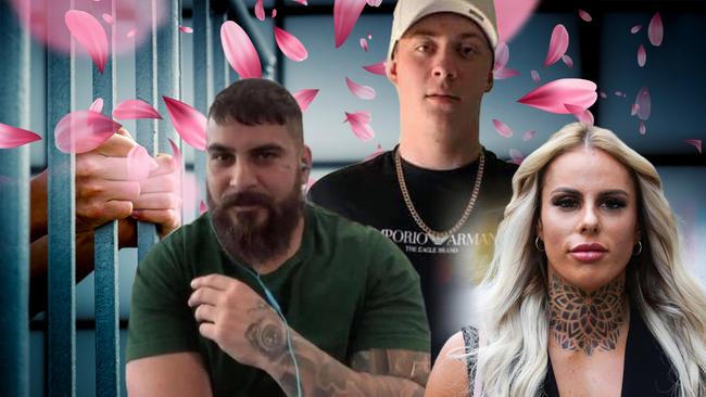 Convicted killer Elias Herodotou and notorious bad boy Brayden Gates are among the many high-security prisoners who are trying to form romantic connections on the outside.