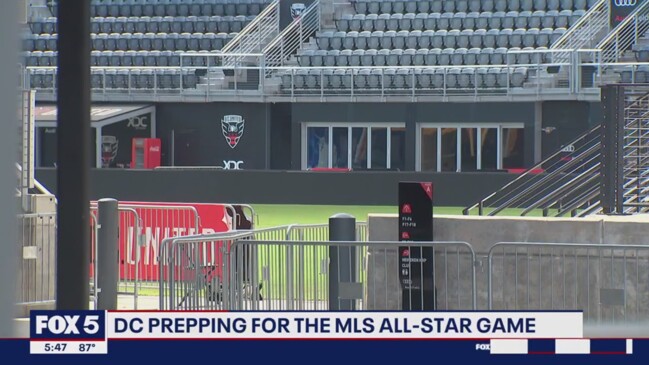 DC prepping for MLS All-Star game