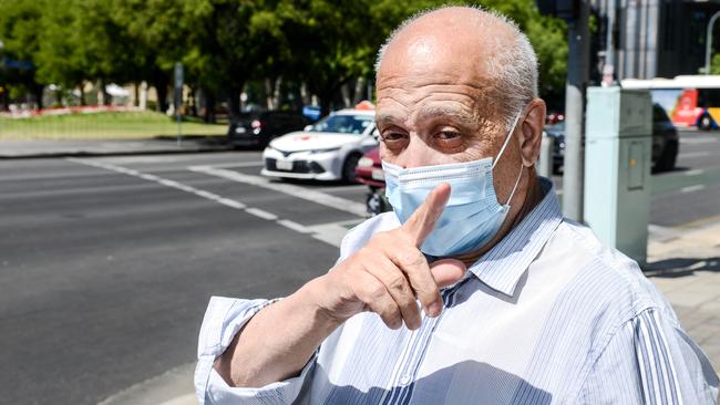 Banned addiction counsellor Robert Frank Mittiga outside the Adelaide Magistrates Court. Picture: NCA NewsWire / Brenton Edwards