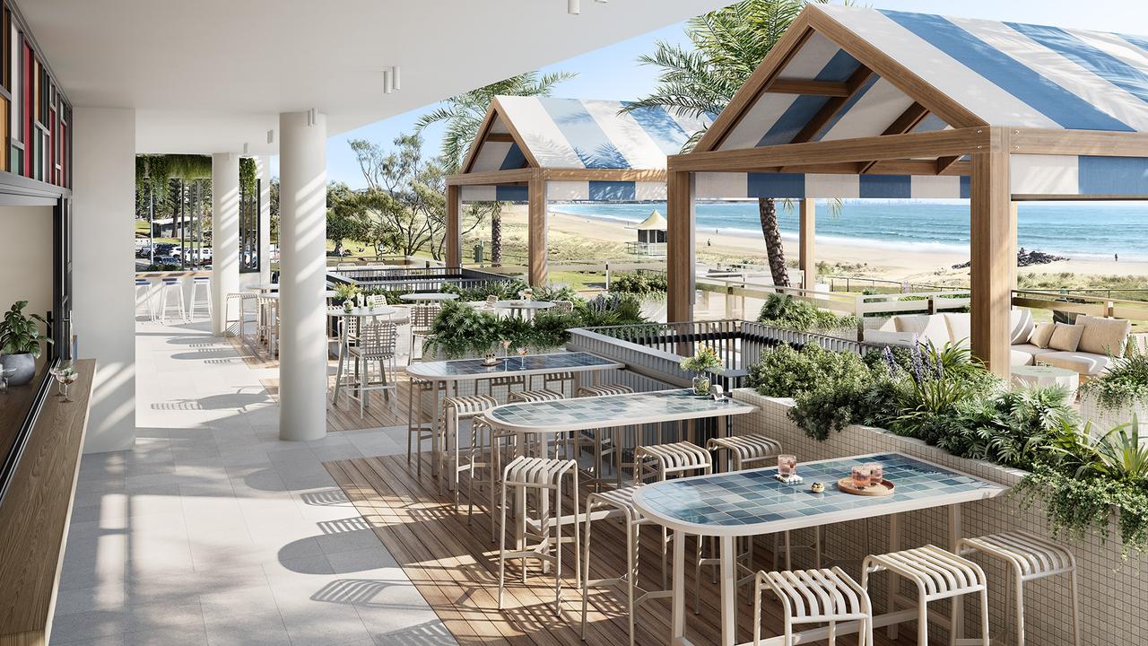 An artist’s impression of Kirra Beach House.