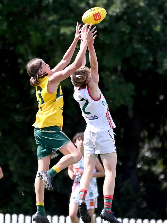Action from Saturday's McDonaldâ€™s South East Queensland Youth Grand Finals played at Yeronga AFC. 2 September 2023. Picture, John Gass
