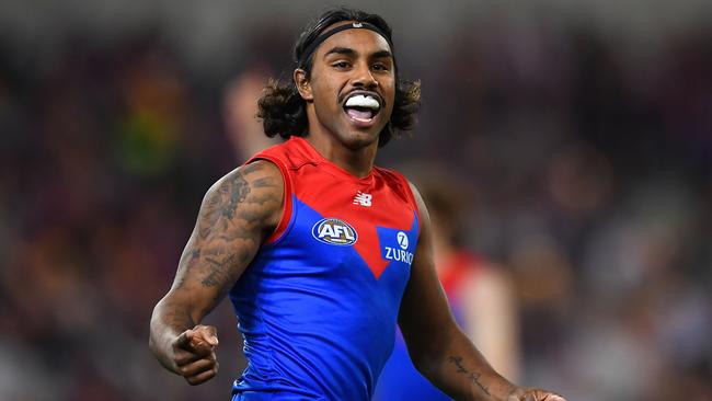 Kysaiah Pickett is one of the AFL’s most exciting players. Picture:<span id="U8265160100SuE"> Albert Perez/AFL Photos via Getty Images</span>