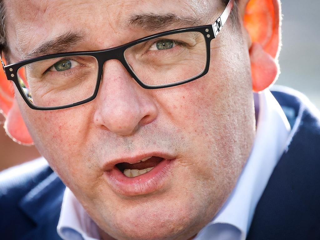 Victorian Premier Dan Andrews has angered Sydneysiders with his suggestion of a ‘ring of steel’ around the city. Picture: NCA NewsWire/Ian Currie