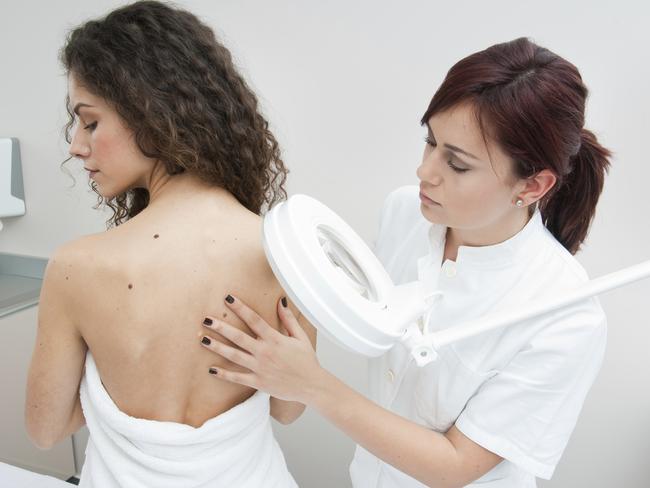 It’s not worth feeling embarrassed about the appointment, a skin check could save your life. Picture: iStock