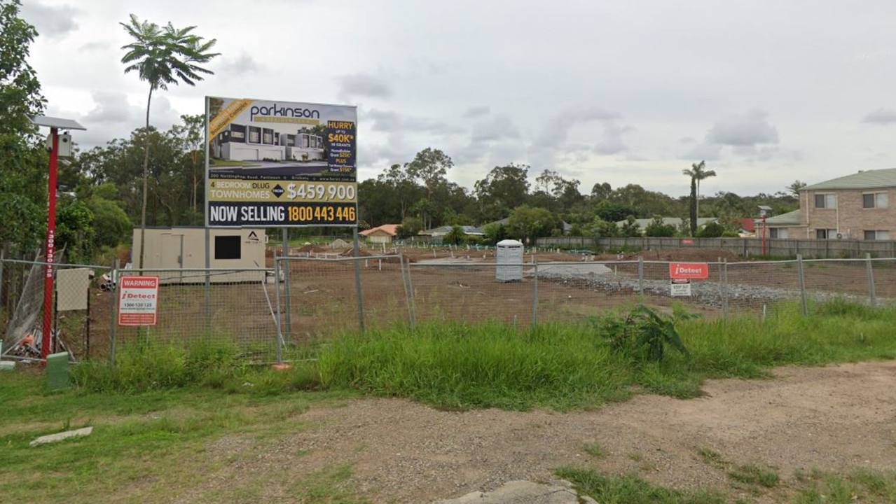 The Parkinson development site back in December 2020. Picture: Google Maps