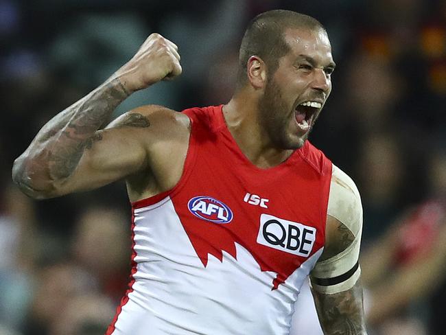 Buddy Franklin in action for the Sydney Swans. Picture: Sarah Reed