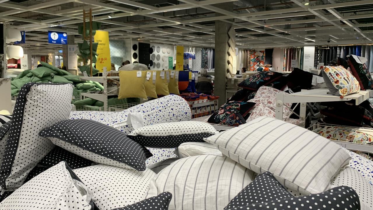 If you want Ikea cushions your luck is in. Picture: Benedict brook/news.com.au