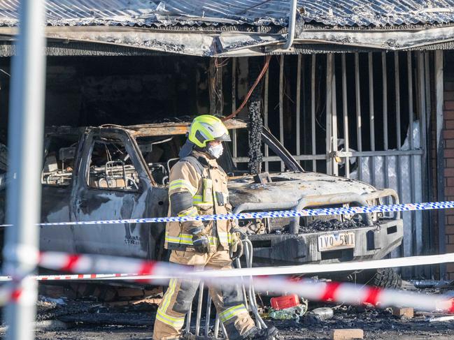 Melbourne has been recently ravaged by arson attacks as part of ongoing tobacco wars. Picture: Tony Gough