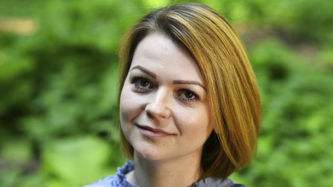 Yulia Skripal has spoken for the first time since she was poisoned in a nerve agent attack in March. Picture: Dylan Martinez via AP