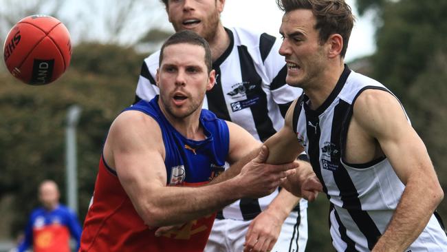 Both sides entered the match vying to stay in the division. Picture: Davis Harrigan
