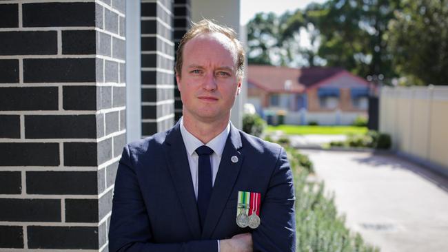 Corporal Joshua Hannan, an Australian Army veteran, served in the Solomon Islands. Picture: Liam Driver