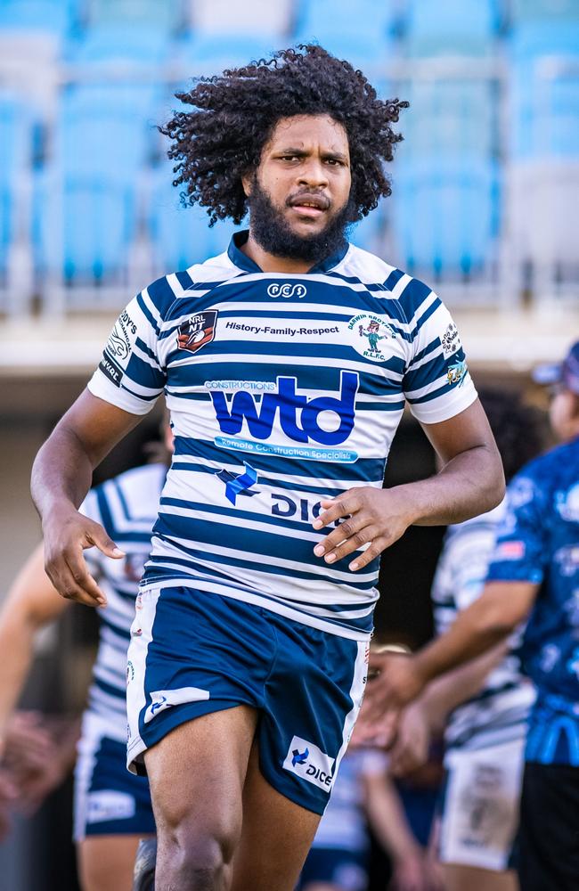 Caleb Niki has been in strong form for the Darwin Brothers in the 2023 NRL NT competition. Picture: Patch Clapp / NRL NT