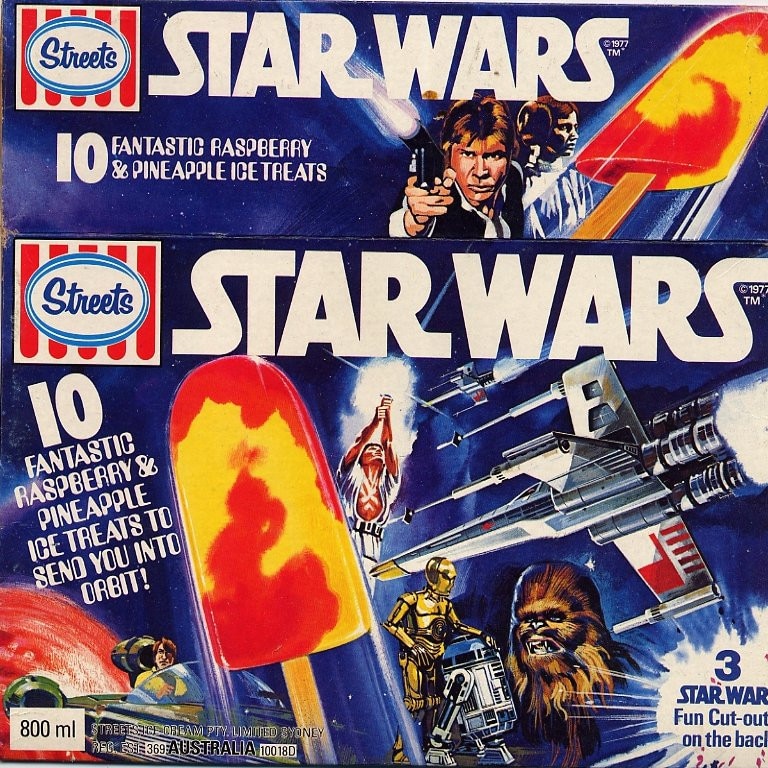 Star Wars ice blocks from the late '70s. Picture: Star Wars Collectors Archive