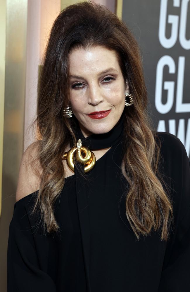 Lisa Marie had attended the 80th Annual Golden Globe Awards days before her death. Picture: Getty Images.