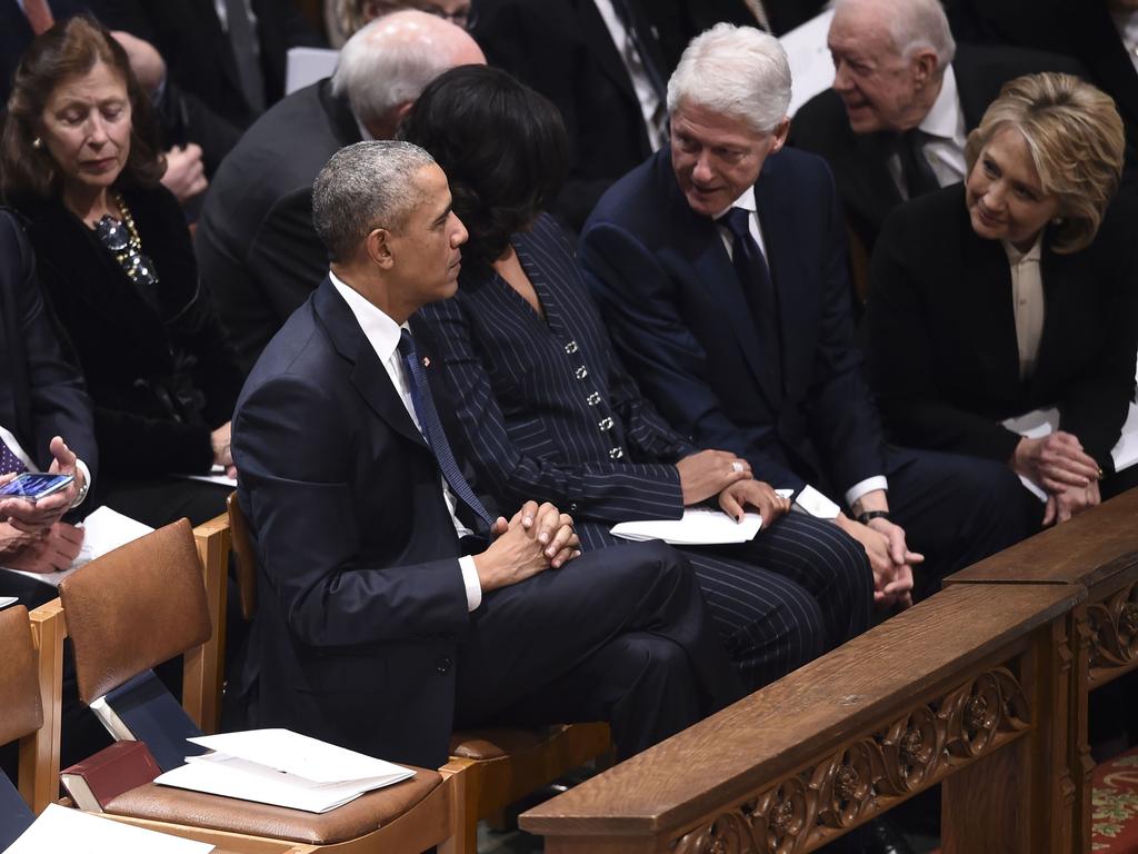 Trumps, Obamas and George H.W. Bush’s funeral | news.com.au — Australia ...