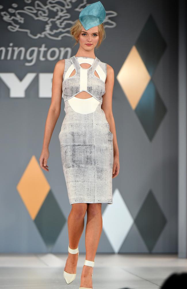 Spring Fashion Lunch Fashion Parade at Flemington Racecourse. Alex Perry outfits. Picture: Jay Town