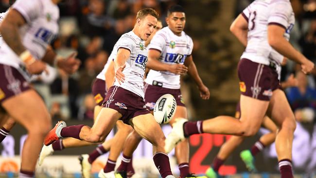 Daly Cherry-Evans was strong for Manly. (AAP Image/Dean Lewins)