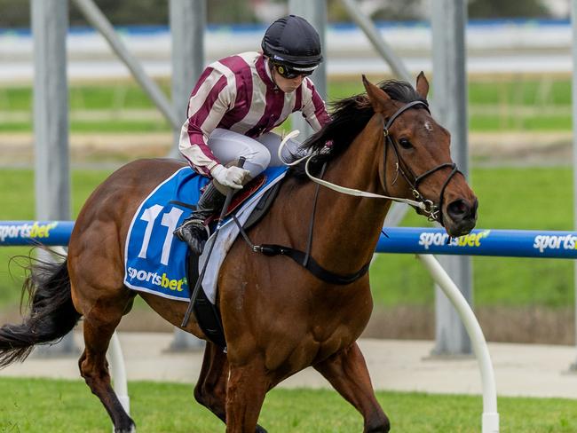 Second To Nun wins the Listed Leon Macdonald Stakes on Saturday at Morphettville. Picture: Makoto Kaneko