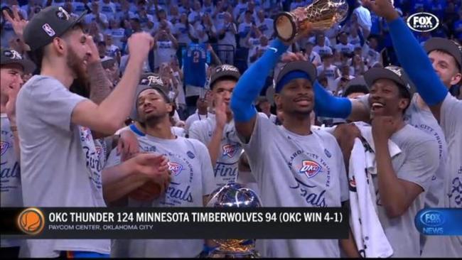 OKC make first finals series since 2012